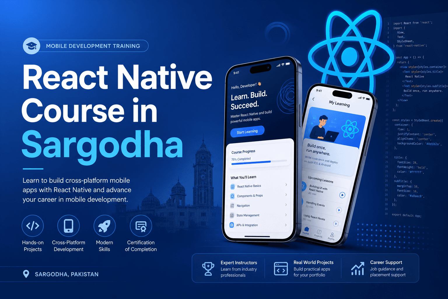 React Native Course in Sargodha — Complete Guide (2026)