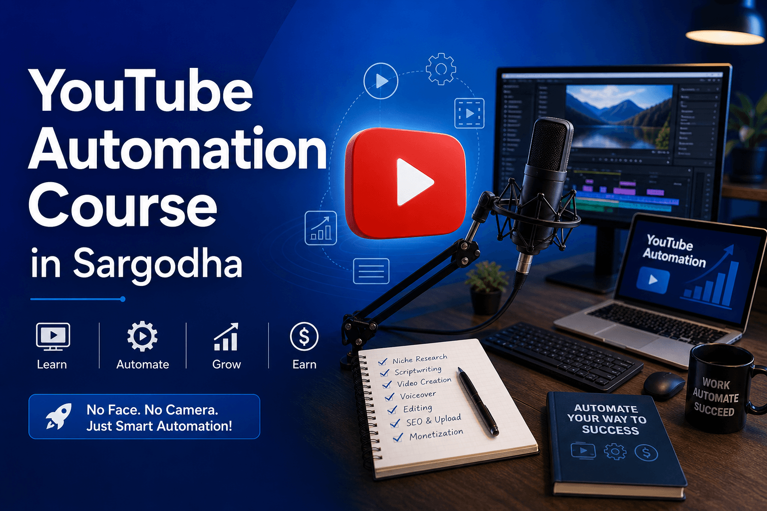YouTube Automation Course in Sargodha — Complete Guide (2026)