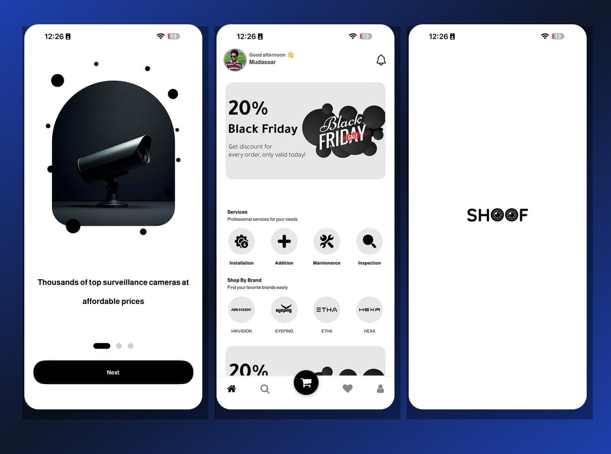 SHOOF | شوف — React Native by SoftPulse Sargodha